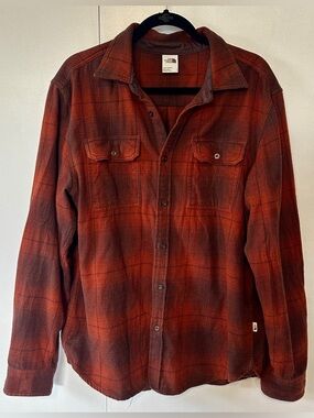 The North Face Men's Red Plaid Flannel